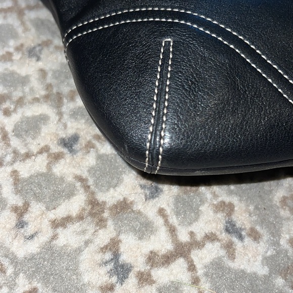 Vintage Coach Soho Legacy Slim Hippie 9549 black Leather - Picture 7 of 8